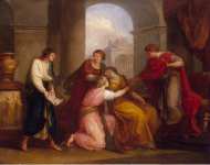 Kauffman Angelica Virgil reading the Aeneid to Augustus and Octavia  - Hermitage